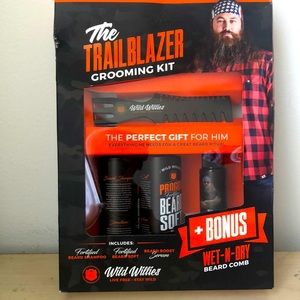 The Trailblazer beard grooming kit+bonus comb